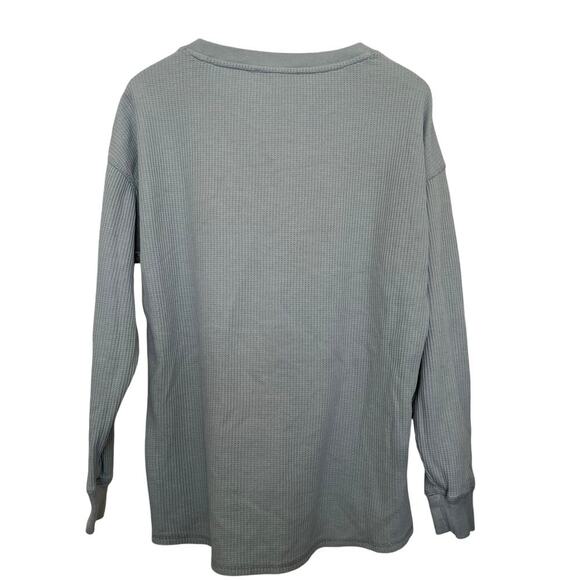Seven 7 Thermal Pullover Waffle Knit Long Sleeve Top NWOT - Picture 2 of 5